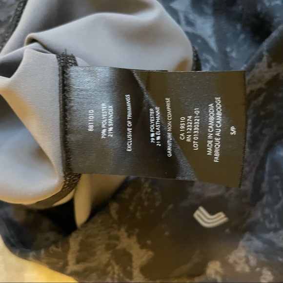 Lole High Waisted Activewear Gray and Black Leggings - Picture 7 of 7